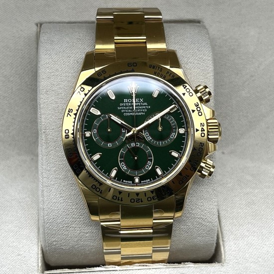Daytona 126508 40mm YG/YG Green Dial VSF DD4131(Gain Weight)