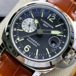 PANERAI - Luminor GMT PAM088 44mm SS/LE Black/Stk VSF A7750
