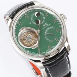IWC - Portugieser 44MM SS/LE Green/Num BBR Tourbillon