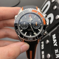 Omega - Planet Ocean Chrono 45.5mm SS/SS (Org) Black OMF V4 A7750 Mod