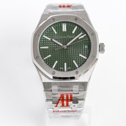 Royal Oak 50th Anniverary 41mm 15510 SS/SS Green ORF SA4302 Super Clone