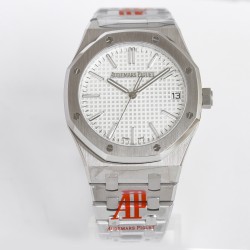 Royal Oak 50th Anniverary 41mm 15510 SS/SS White ORF SA4302 Super Clone