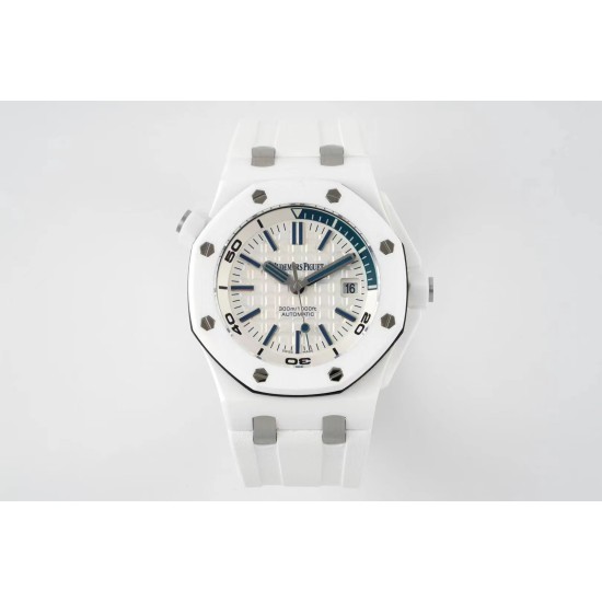 Royal Oak Diver 15707 CER/RU White IPF A3120