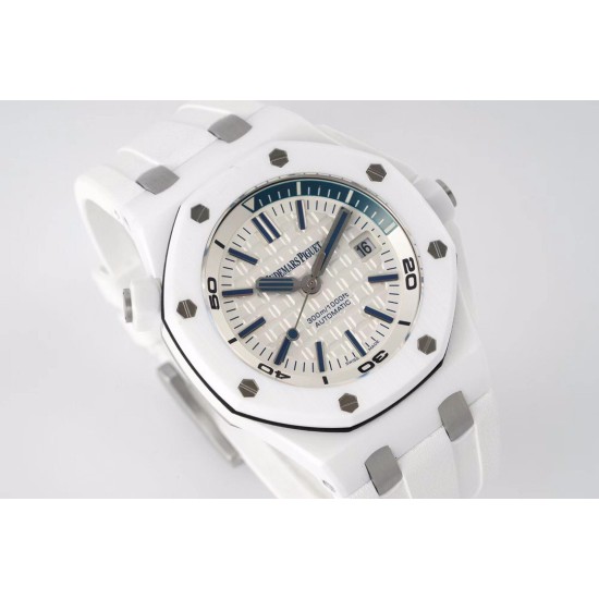 Royal Oak Diver 15707 CER/RU White IPF A3120