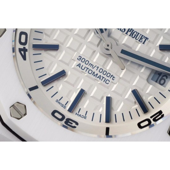 Royal Oak Diver 15707 CER/RU White IPF A3120