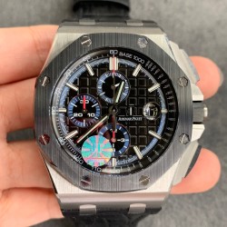 Audemars Piguet - AP ROO 26411PO Ed CER/SS/LE Blue/Blk JF A3126 Mod