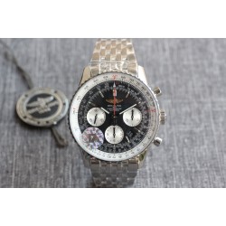 Breitling - Navitimer B01 Chronograph SS/SS Blk/Wht TA A7750 Mod