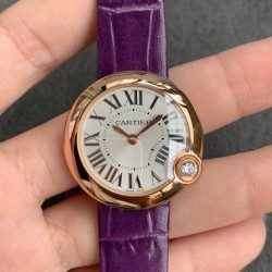 Ballon Blanc Ladies 30mm Black RG/LE Silver Dial V6F Quartz