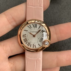 Ballon Blanc Ladies 30mm Black RG/LE Silver Dial V6F Quartz