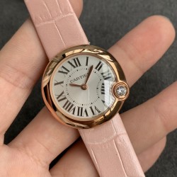 Ballon Blanc Ladies 30mm Black RG/LE Silver Dial V6F Quartz