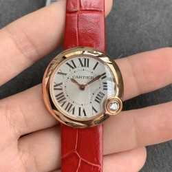 Ballon Blanc Ladies 30mm Black RG/LE Silver Dial V6F Quartz