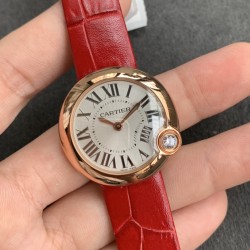 Ballon Blanc Ladies 30mm Black RG/LE Silver Dial V6F Quartz