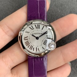 Ballon Blanc Ladies 30mm Black SS/LE Silver Dial V6F Quartz