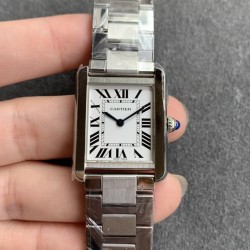 Tank Must 25.5mm White Dial On SS Bracelet K11F Quartz