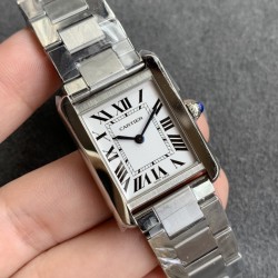 Tank Must 25.5mm White Dial On SS Bracelet K11F Quartz
