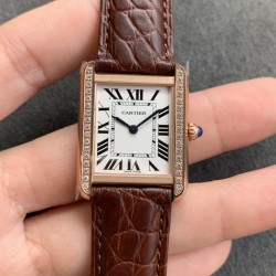 Tank Louis 24mm Dia RG/LE Silver Dial K11F Quartz