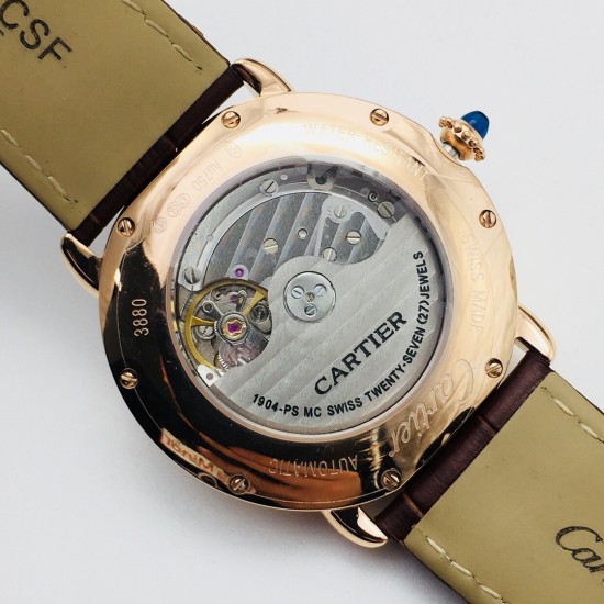 Cartier Ronde Louis 40mm RG/LE White Dial RMN EGF 1904-PS