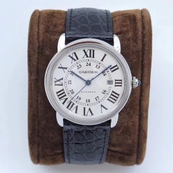 Cartier - Ronde Solo Date 42mm SS/LE White ZF Miyota 9015