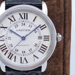 Cartier - Ronde Solo Date 42mm SS/LE White ZF Miyota 9015