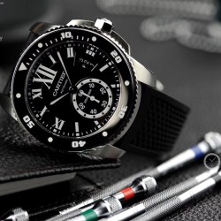 Cartier - Calibre de Cartier 42mm SS/RU Black F5F 1:1 Cal.1904-PS