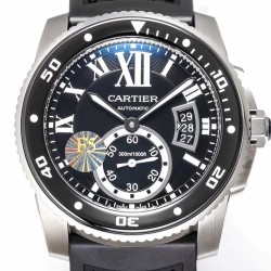 Cartier - Calibre de Cartier 42mm SS/RU Black F5F 1:1 Cal.1904-PS