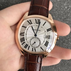 Drive De Cartier WSNM0004 40mm RG/LE White Dial GSF Automatic