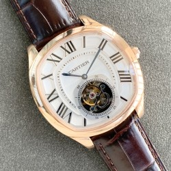 Cartier - Drive De Cartier 41mm Tourbillon RG/LE White Tourbillon