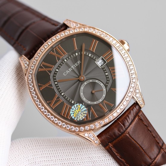Drive De Cartier 40mm Diam SS/LE Black Dial JHF Automatic
