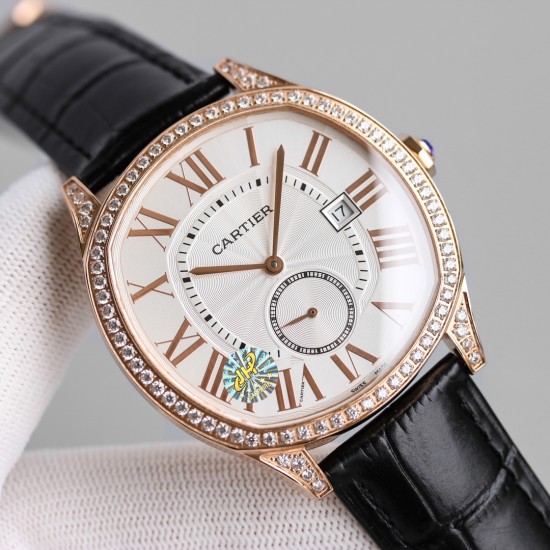 Drive De Cartier 40mm Diam SS/LE Black Dial JHF Automatic