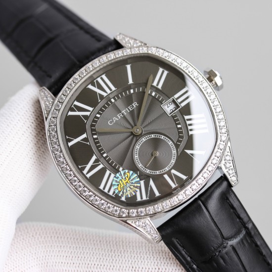Drive De Cartier 40mm Diam SS/LE Black Dial JHF Automatic