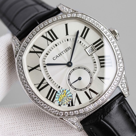 Drive De Cartier 40mm Diam SS/LE Black Dial JHF Automatic