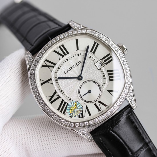 Drive De Cartier 40mm Diam SS/LE Black Dial JHF Automatic
