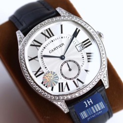 Drive De Cartier 41mm Diam SS/LE White Dial F5F Automatic