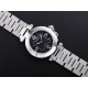 Cartier - Pasha Ladies W31074M7 35mm SS/SS Black/Num TWCF A2892