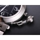 Cartier - Pasha Ladies W31074M7 35mm SS/SS Black/Num TWCF A2892