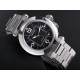 Cartier - Pasha Ladies W31074M7 35mm SS/SS Black/Num TWCF A2892