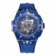 Big Bang Sang Bleu II 45mm Blue Ceramic Skeleton Dial BBF A1240