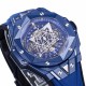 Big Bang Sang Bleu II 45mm Blue Ceramic Skeleton Dial BBF A1240