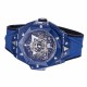 Big Bang Sang Bleu II 45mm Blue Ceramic Skeleton Dial BBF A1240