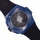 Big Bang Sang Bleu II 45mm Blue Ceramic Skeleton Dial BBF A1240