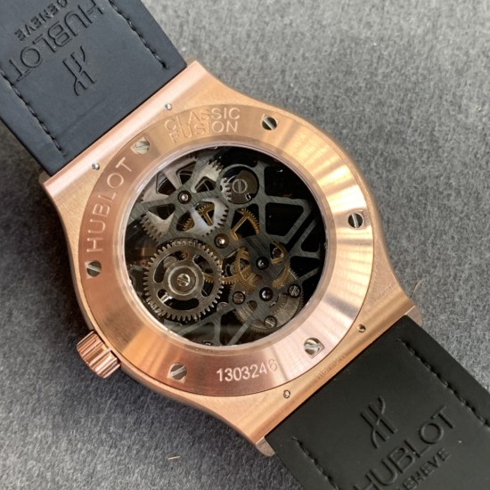 Hublot - Classic Fusion Skeleton Tourbillon 45mm DIAM RG-DIAM/LE/RU JBF