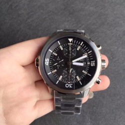 Aquatimer Chronograph 44mm SS/SS Black Dial V6F A7750