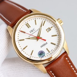 IWC - Vintage Ingenieur 42mm YG/LE White K6F Miyota 9015 Mod