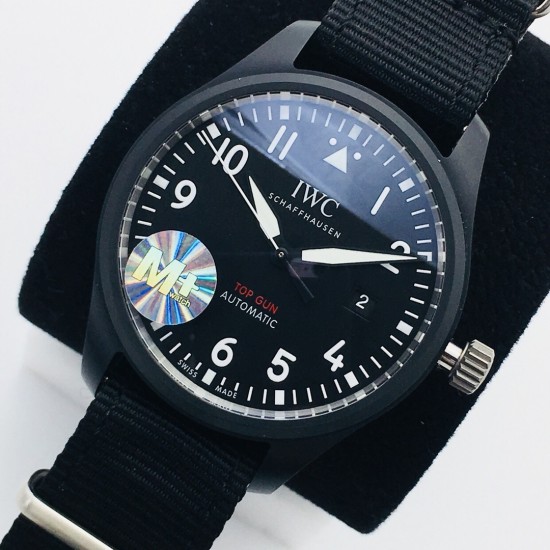 Big Pilot Top Gun 43mm Cer/LE Black Dial M+ 8N24