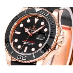 Yacht-Master 126655 40mm RG/RU Black/Dot ARF VR3235(Tungsten Heavy Version)
