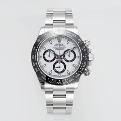 Daytona 126500LN 40mm SS/SS White Dial ZF SH4131