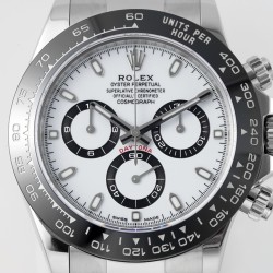 Daytona 126500LN 40mm SS/SS White Dial ZF SH4131
