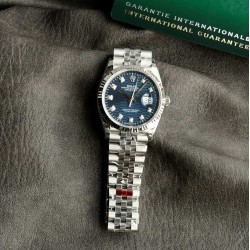 Datejust 126234 36mm Jub SS/SS Blue Textured Dial VSF VS3235