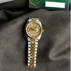 Datejust 126233 36mm Jub YG/SS Textured Gold/Dia VSF VS3235