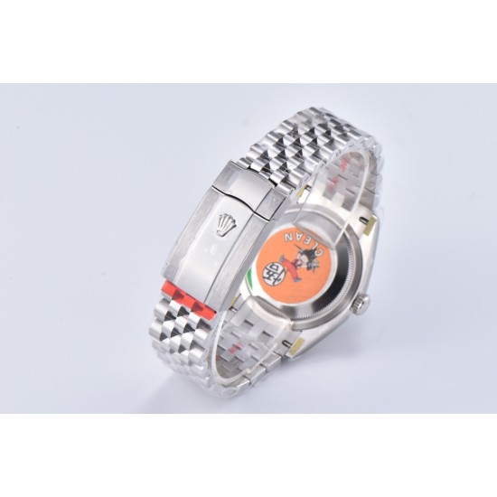 Datejust 126234 36mm Jub SS/SS Black/Mois Clean VR3235